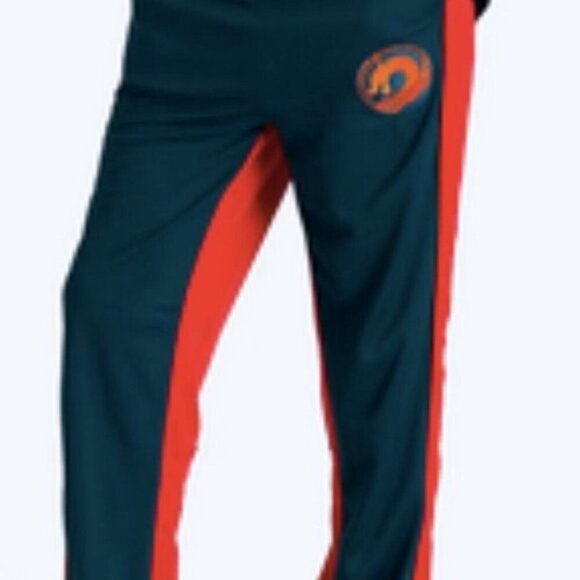 MCQ Track pants Two tone Stretch jersey Paneled Embroidered  M - Picture 6 of 9